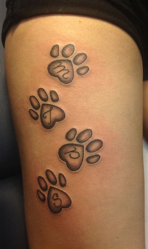 Paw Print Tattoos Designs Ideas And Meaning Tattoos For You Paw Print Tattoos Designs Ideas And Meaning Tattoos For You