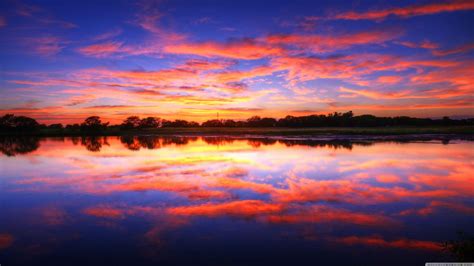 Pc Wallpaper 4K Sunset Lands