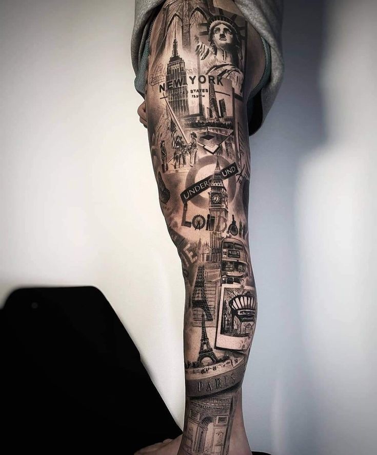 Pin By Daniel Jordan On Tats In 2025 Full Leg Tattoos Leg Tattoo Men