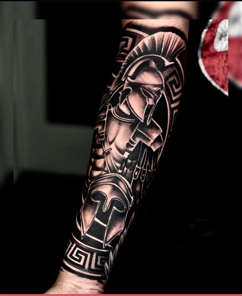 Pin By J On Greek Mythology Sleeves Arm Tattoos For Guys Gladiator