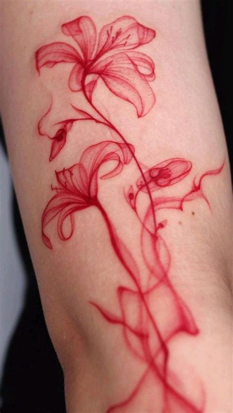 Pin By Jai Fereday On Aura Tattoos Red Ink Tattoos Red Tattoos