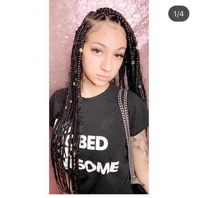 Pin By Jay On Girly Girl Danielle Bregoli Braids Ponytail