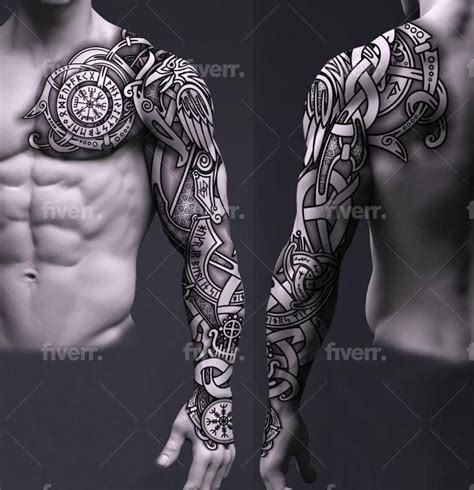Pin By Marcin Ciesielski On Dziara Viking Sleeve Tattoos Viking
