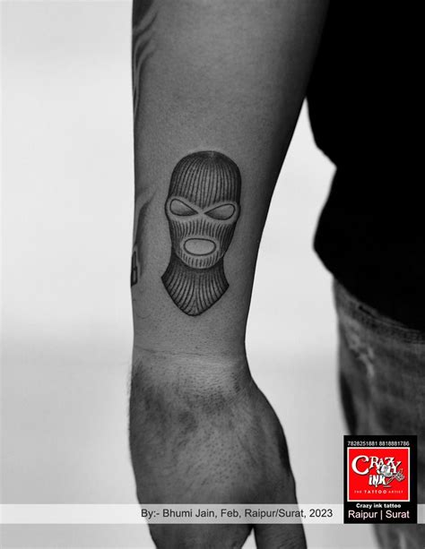 Pin By Tattoo On Tattoos Ski Mask Tattoo Tattoo Design Book Mask Tattoo