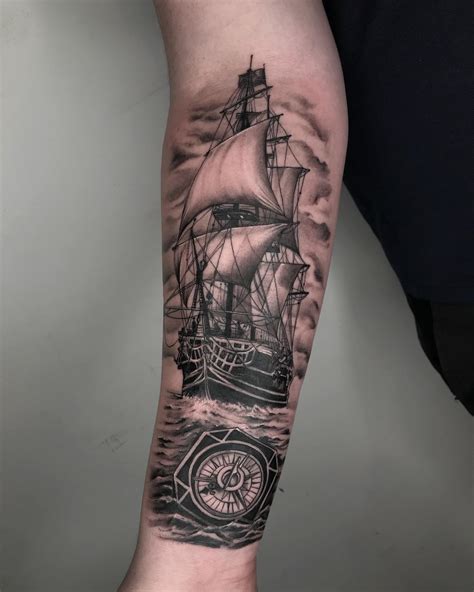 Pirate Ship Tattoo Forearm Pirate Ship Tattoo Forearm