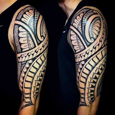 Polynesian Tribal Arm Tattoo Polynesian Tribal Arm Tattoo