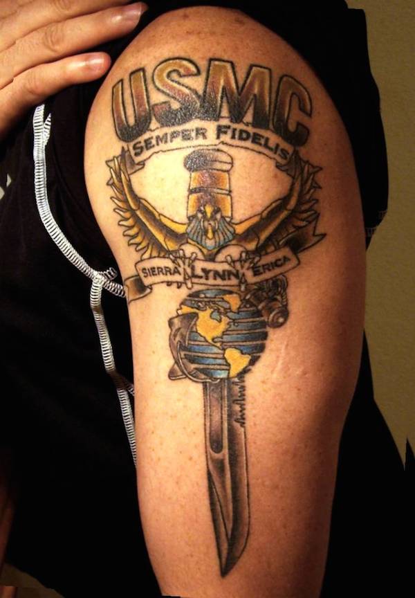 Popular Usmc Tattoos