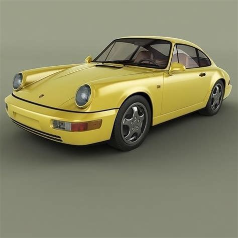 Porsche 911 964 Coupe Carrera 2 3D Model Cgtrader Porsche 911 964 Coupe Carrera 2 3D Model Cgtrader