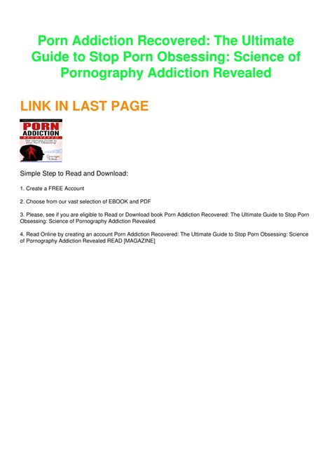 Ppt Pdf Download Porn Addiction Recovered The Ultimate Guide To Ppt Pdf Download Porn Addiction Recovered The Ultimate Guide To