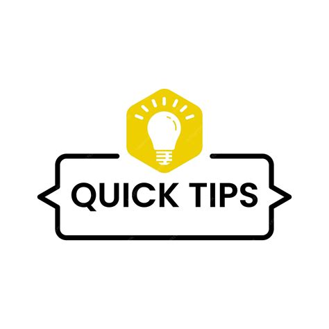 Premium Vector Quick Tips Vector Design Premium Vector Quick Tips Vector Design