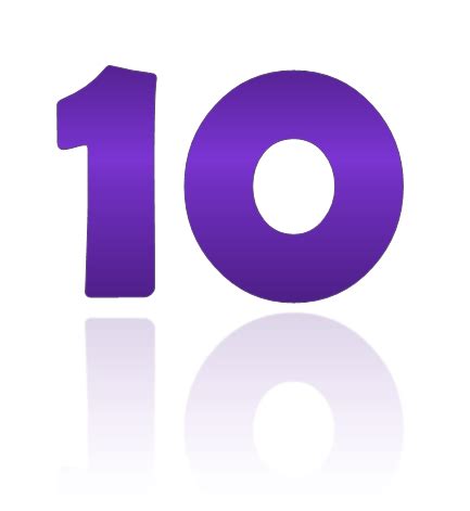 Purple Number Ten Digital Display With Reflection Png Png All Purple Number Ten Digital Display With Reflection Png Png All
