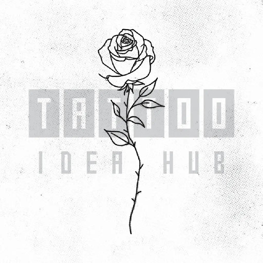 Rose Outline Tattoo Design Stencil Tattoobnb Rose Outline Tattoo Design Stencil Tattoobnb