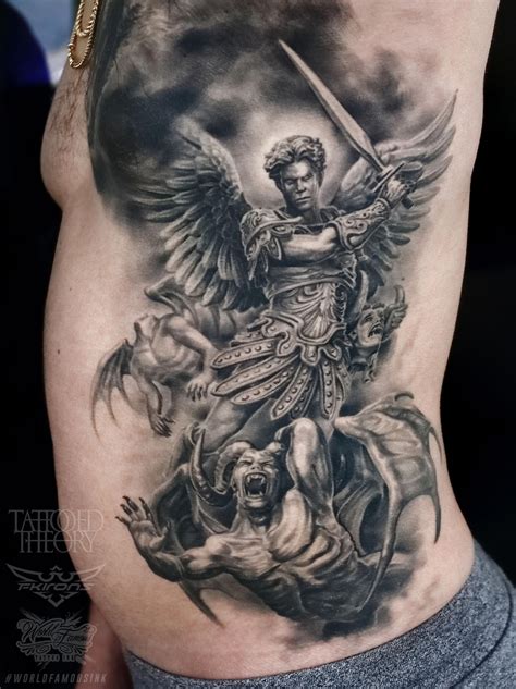 Saint Michael Archangel Tattoo Designs