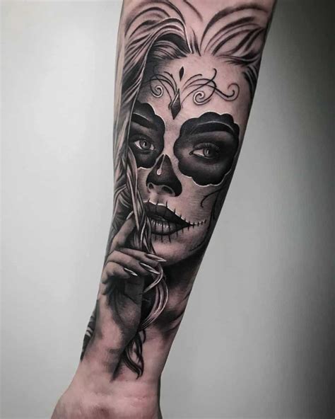 Santa Muerte Catrina Tattoos Santa Muerte Catrina Tattoos