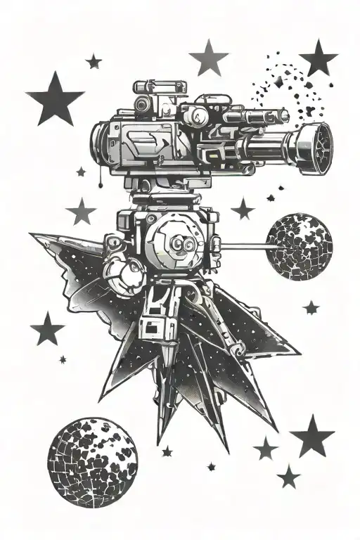 Shoot For The Stars Tattoo