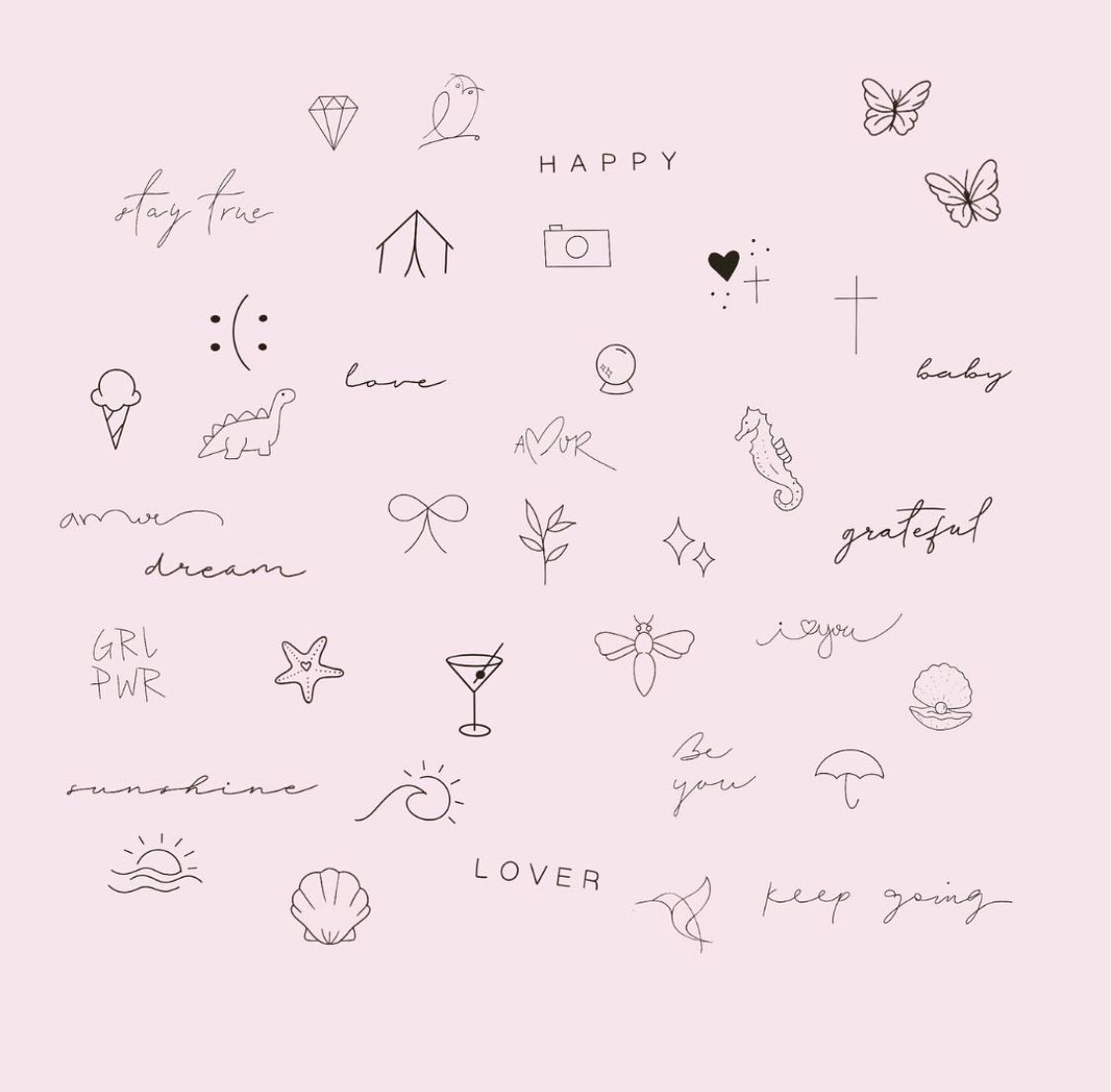 Small Cute Girly Tattoos