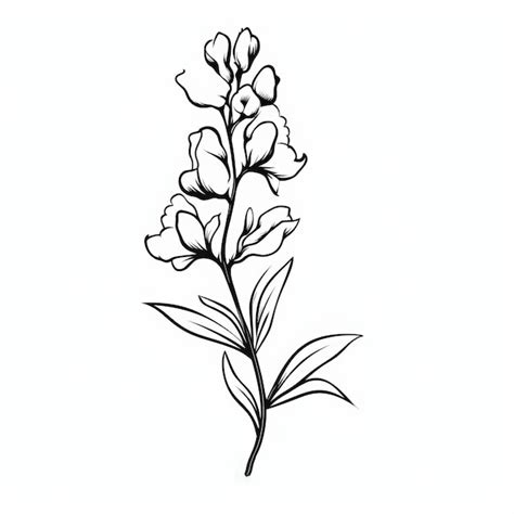 Snapdragon Flower Tattoo Meaning Snapdragon Flower Tattoo Meaning