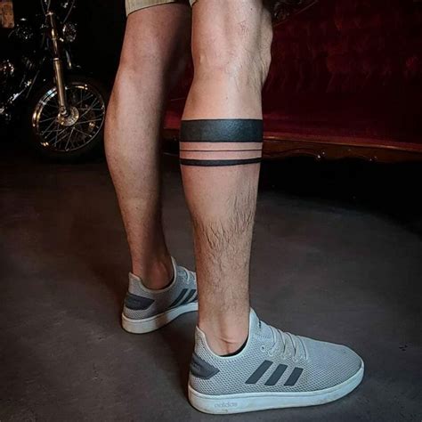 Solid Leg Band Tattoos Solid Leg Band Tattoos
