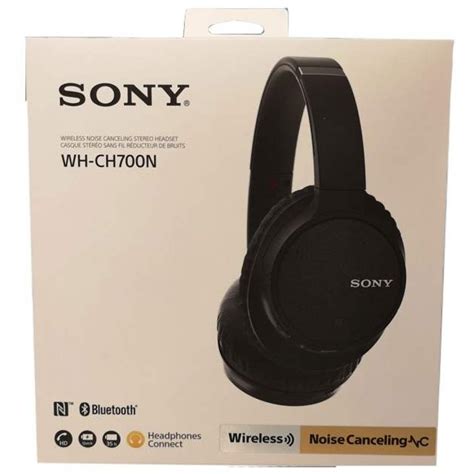 Sony Wh Ch700 Black Audio