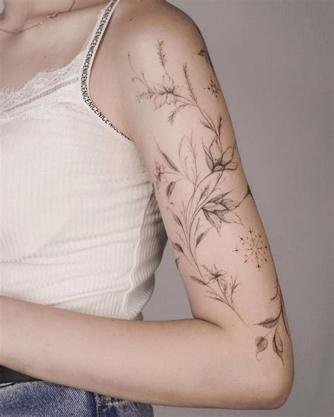 Tatoo Floral Delicate Flower Tattoo Floral Tattoo Sleeve Flower