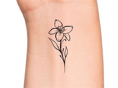 Tattoo Designs Of Lily Flowers
