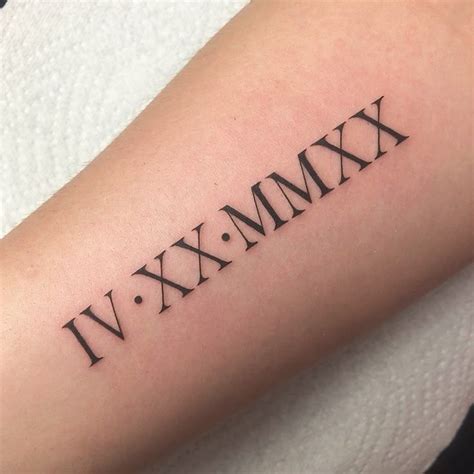 Tattoo Designs Of Roman Numerals