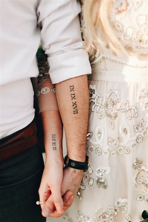 Tattoo Designs Wedding Ring Tattoos Roman Numerals Roman Numerals Wedding Anniversary Date Tattoo Ideas Inner Arm