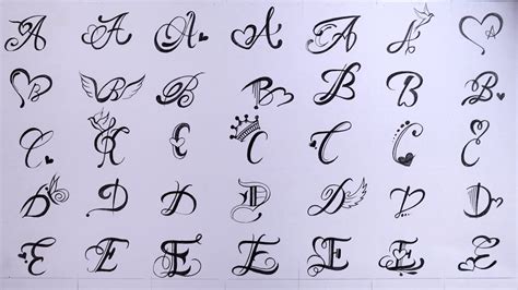 Tattoo Letter A Designs