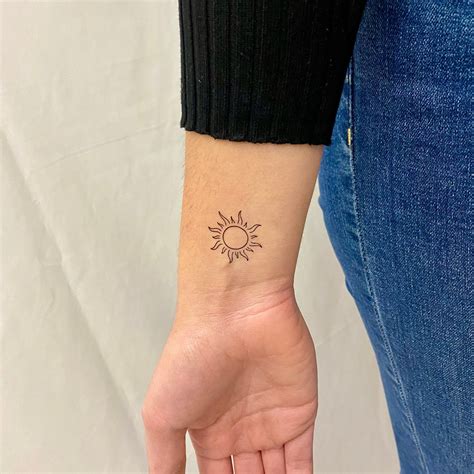 Tattoo Of A Sun