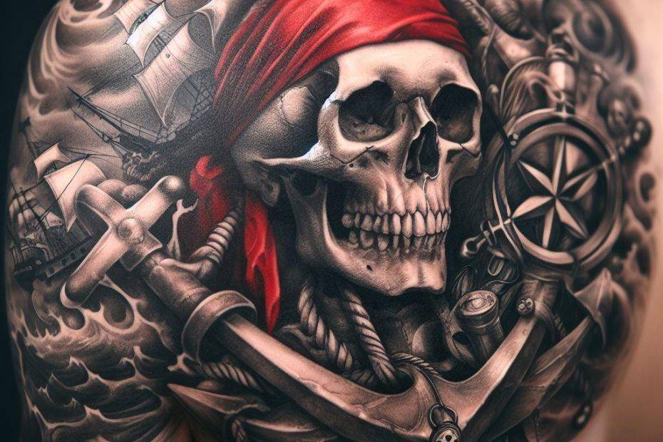 Tattoo Pirate Skull
