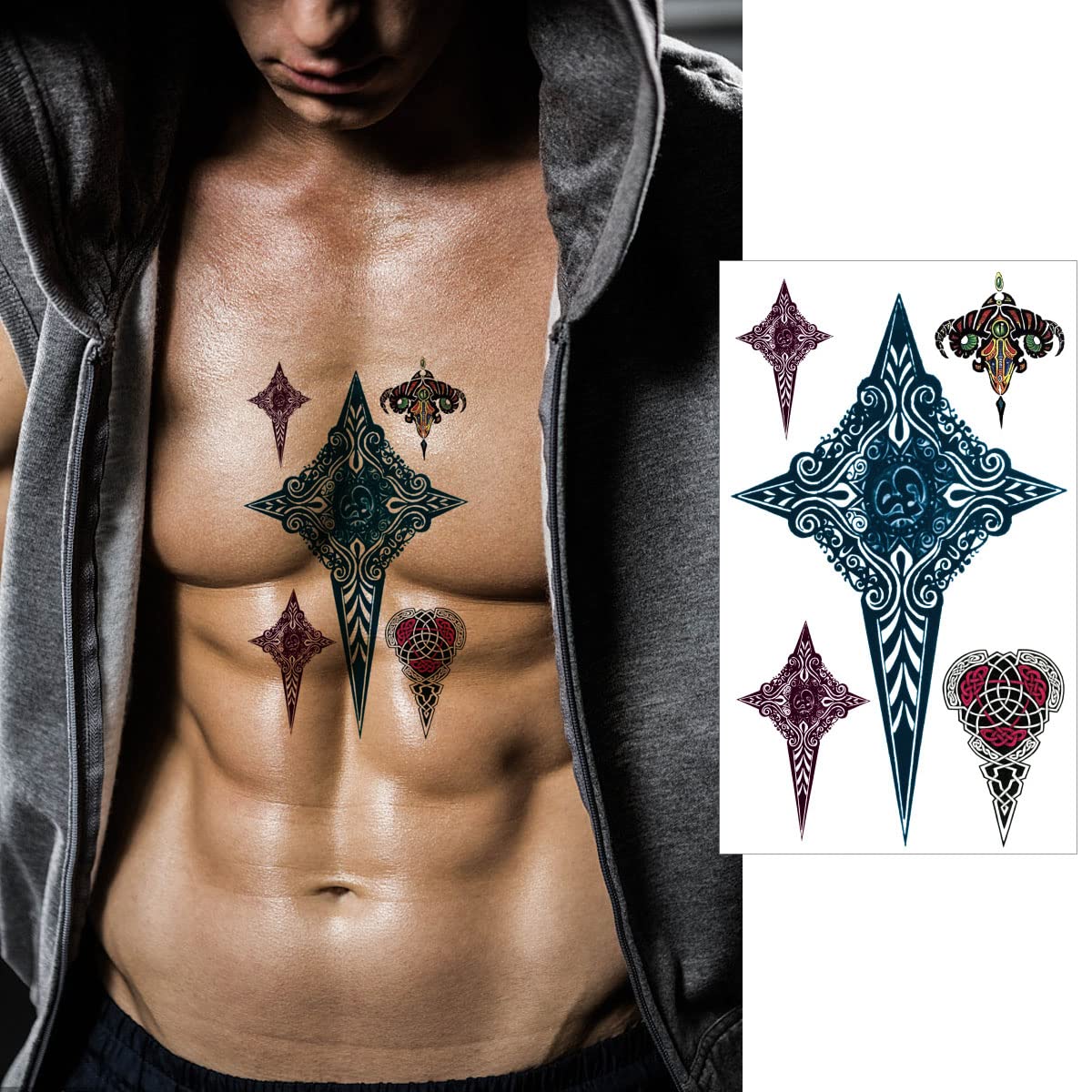 Temporary Chest Tattoos For Men Styles Trends And Tips