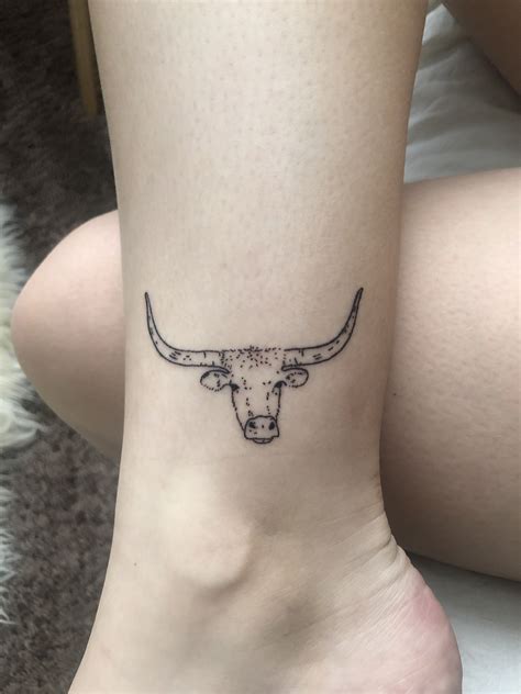 Texas Bull Tattoo