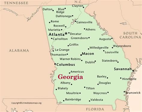 Explore The Salma Map Of Georgia