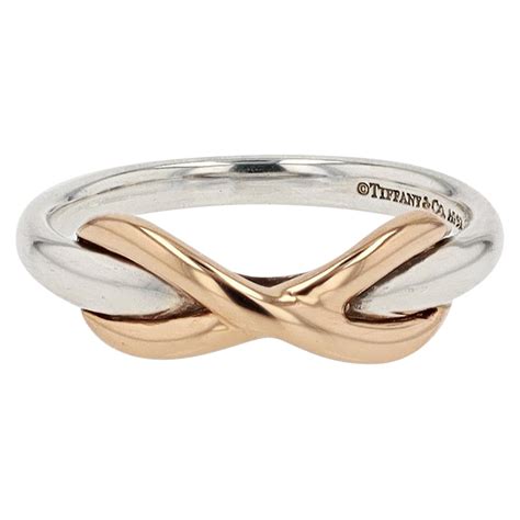 Tiffany And Co 18 Karat Yellow Gold Infinity Narrow Band Ring At Tiffany And Co 18 Karat Yellow Gold Infinity Narrow Band Ring At