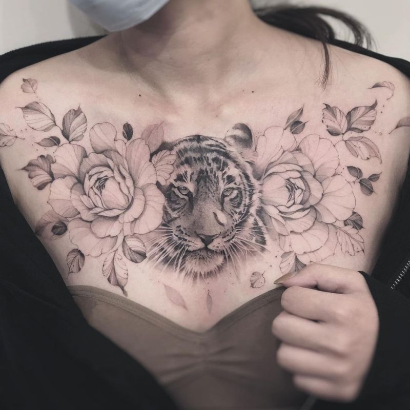 Tiger Chest Tattoo Tattooer 23 Kickass Things Tiger Chest Tattoo Tattooer 23 Kickass Things