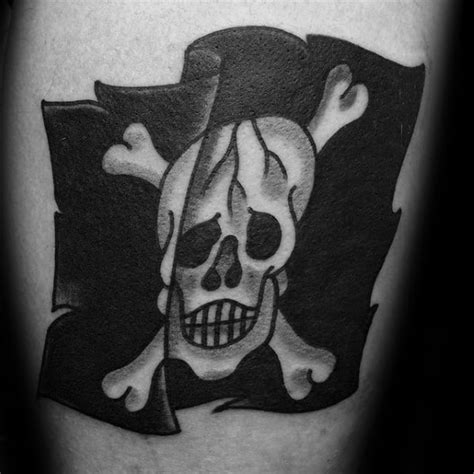 Traditional Jolly Roger Tattoo