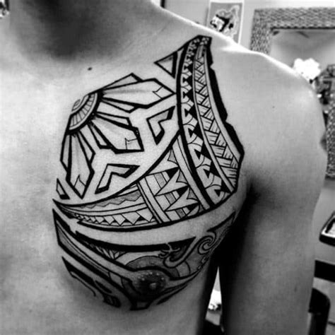 Tribal Tattoo Designs On Chest