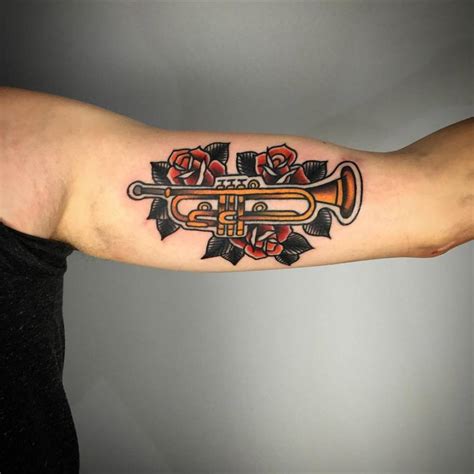 Trumpet Tattoo Designs