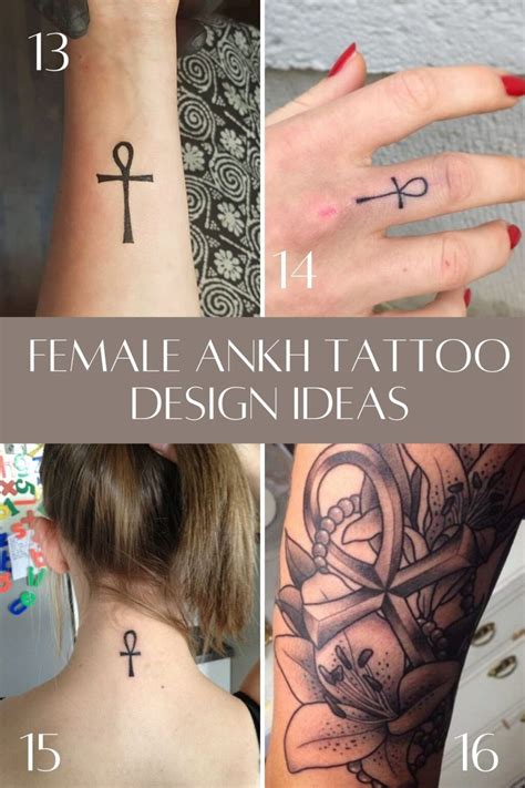 Unique Ankh Tattoo Design Ideas With A Deeper Meaning Tattoo Glee