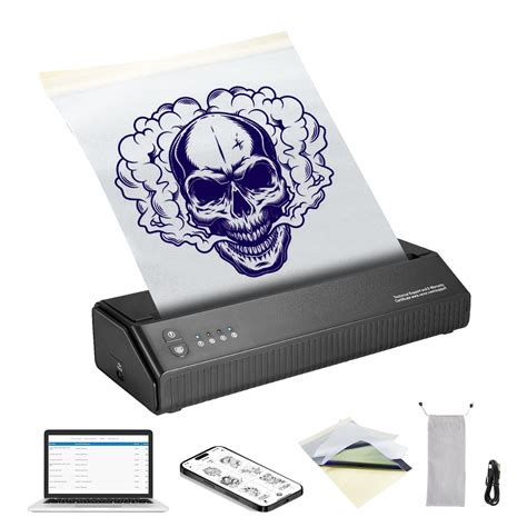 Vevor Tattoo Stencil Printer Wireless Bluetooth Tattoo Printer