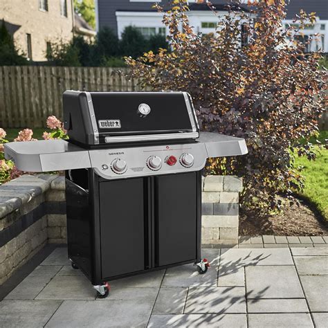 Weber Genesis E 325 Natural Gas Grill W Sear Zone Black 1500534
