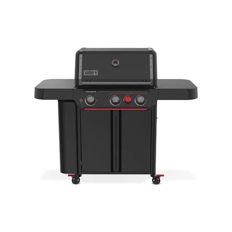 Weber Genesis E 330 Black 3 Burner Natural Gas Grill 1500577 At Lowes Com