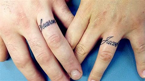 Wedding Ring Name Tattoo Designs Wedding Ring Name Tattoo Designs