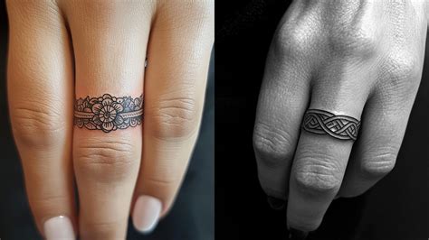 Wedding Ring Tattoo Ideas Wedding Ring Tattoo Ideas