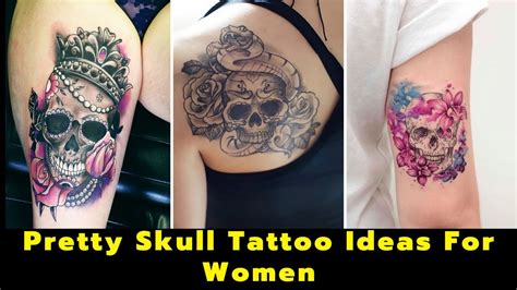 Womens Skull Tattoos Designs
