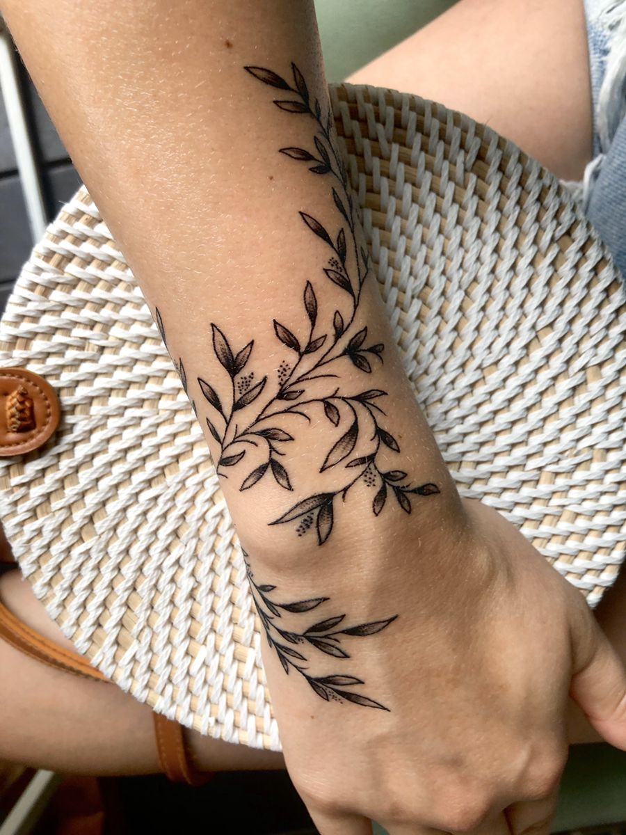 Wrap Around Wrist Tattoo Stencil At Alma Jones Blog