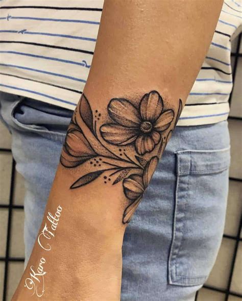 Wrist Tattoos For Women Flowers